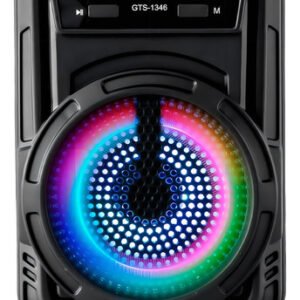 Parlante Portátil Suono Ayv0203 Bluetooth Radio Fm Usb Color Negro