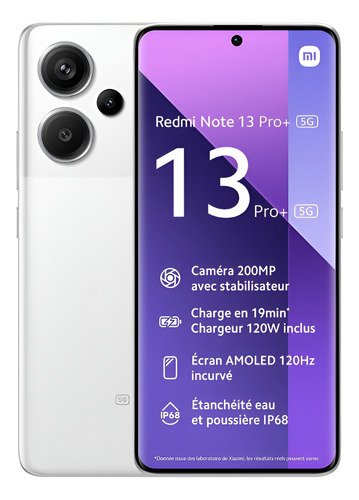 Xiaomi Redmi Note 13 Pro+ 5g Dual Sim 512 Gb Blanco 12 Gb Ram