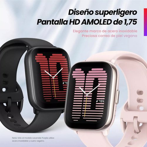 Reloj Smartwatch Amazfit Active 1.75 Gps Lifestyle Series Color Pink - Image 5